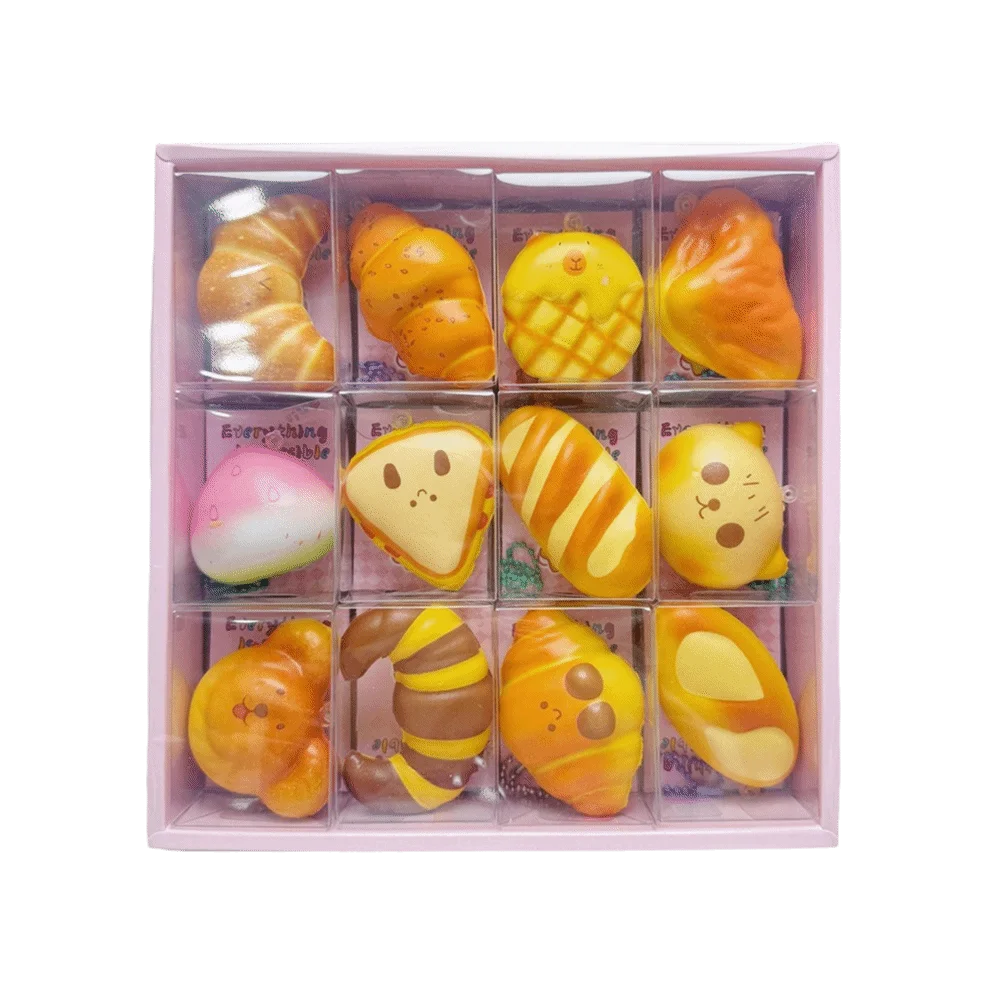 24-piece-set-bread-hanger-pinch-le-happy-pendant-elasticity-feature-bread-pendant-bread-theme-elasticity-toy-children-play