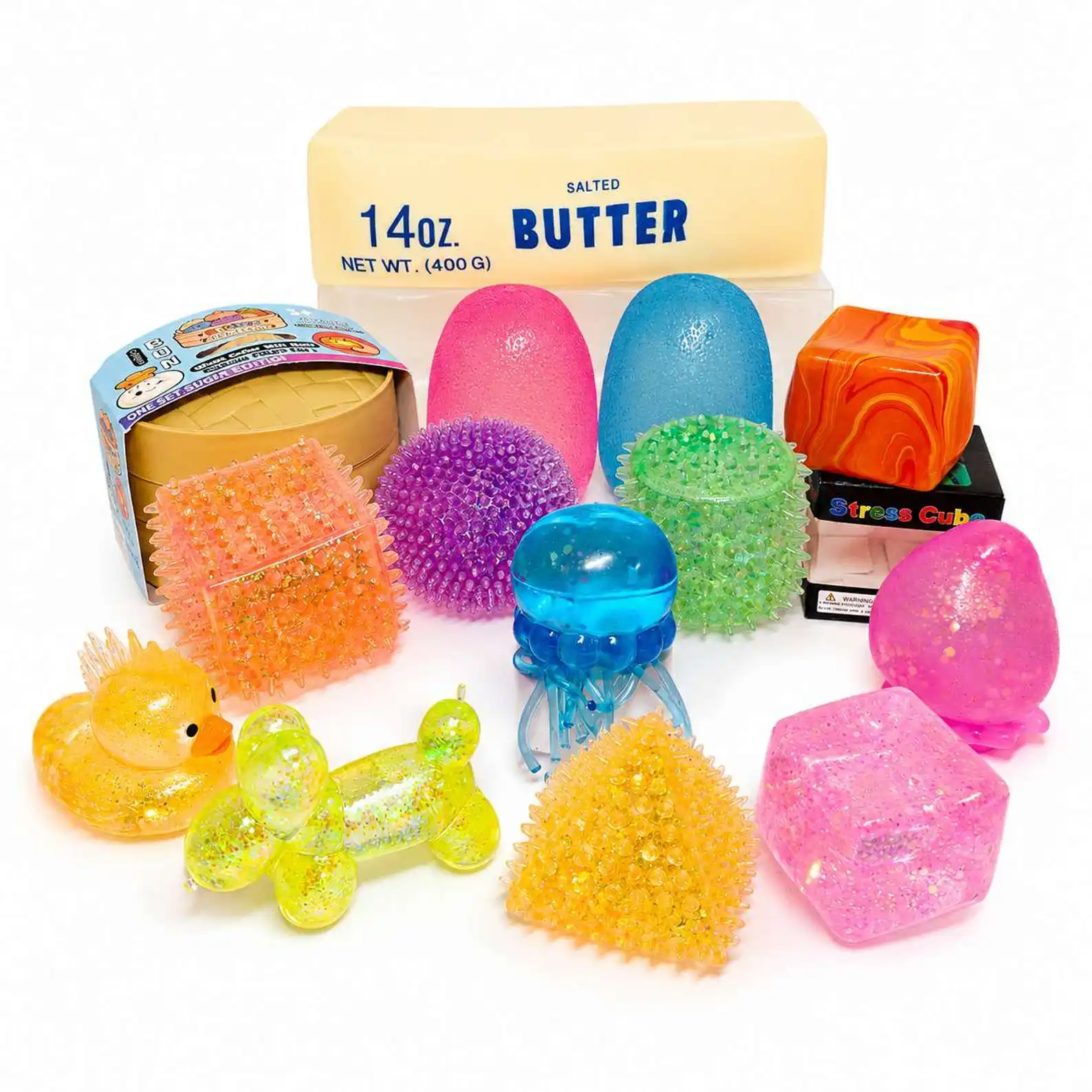 

Squishy Sensory toy set Stress relief gift box