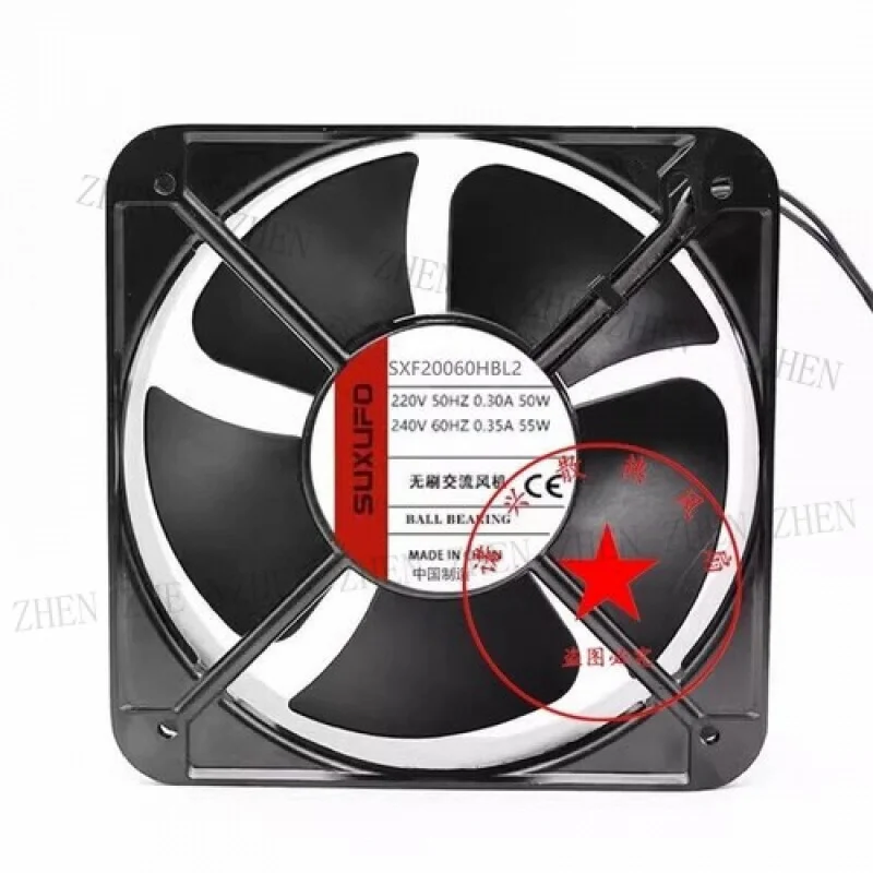 

Y 1 шт. SXF18060HBL2 220 В/240 В 0,3 А/0,35 А 50 Вт/55 Вт 18 см охлаждающий вентилятор
