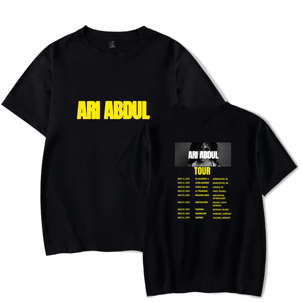

Футболка Ari Abdul Merch 2026 Change Tour с крутым принтом для мужчин и женщин, уличная одежда