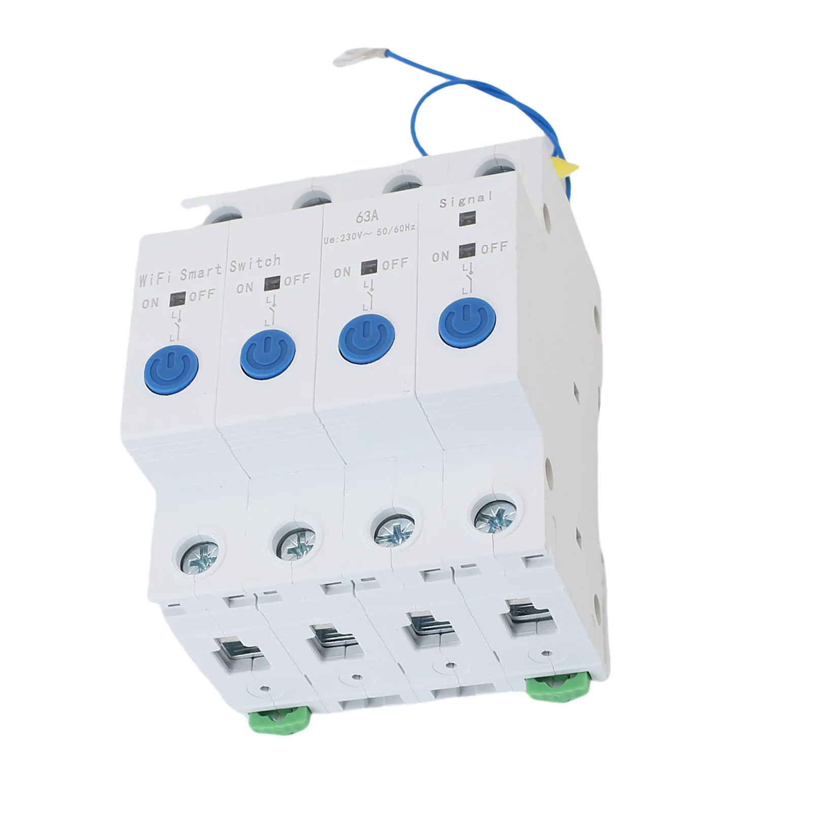 

Smart Circuit Breaker Color Indicator APP Control Circuit Breaker 4P Versatile Controls Multiple Guards for Home School