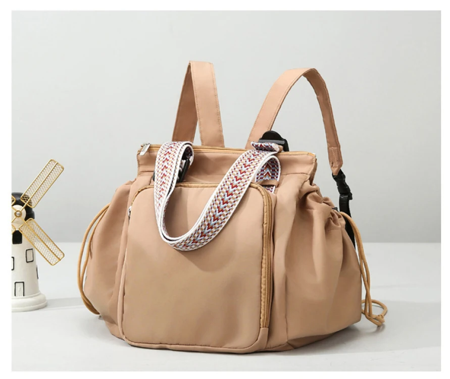 Multifunktionaler Damen-Rucksack, Reise-Organizer, Wickeltasche, große Kapazität, Umhängetasche zum Stillen, Umhängetasche für Schwangere – Detail 11