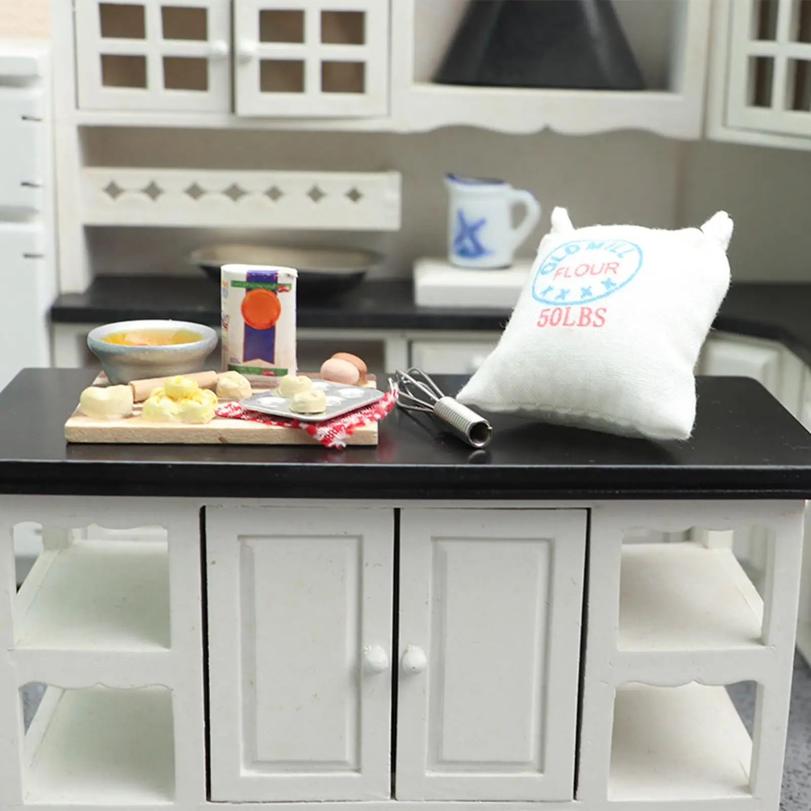 

1:12 кукольный домик, набор для приготовления хлеба, сделай сам, миниатюрное кухонное украшение, еда, молоко, яйцо, модель хлеба, кухонные инструменты для приготовления пищи