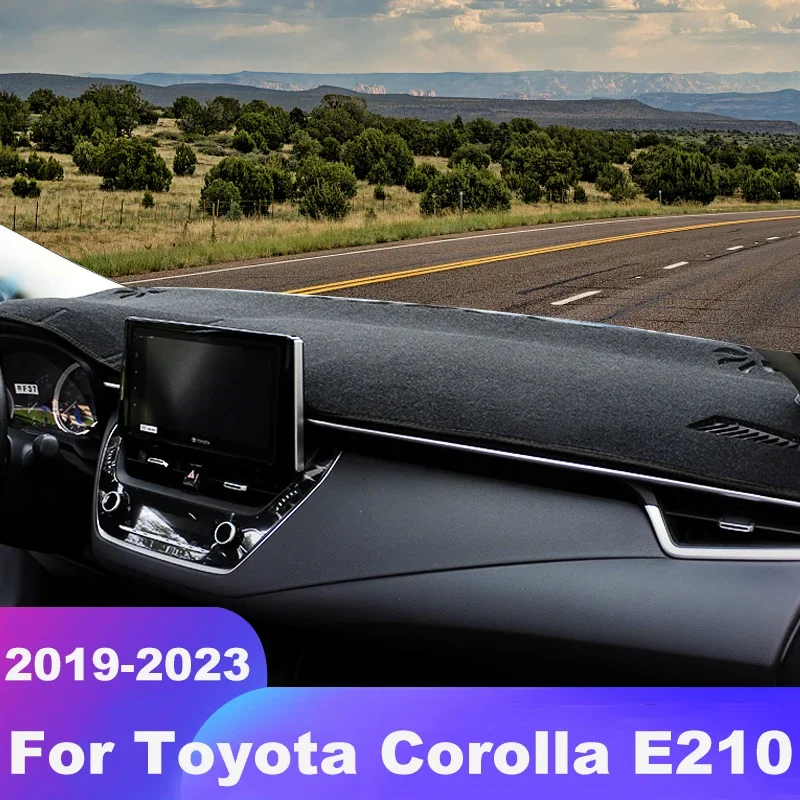 

Для Toyota Corolla E210 2019 2020 2021 2022 2023 2024 гибридный автомобильный чехол для приборной панели, коврик для приборной панели, солнцезащитный козырек, нескользящая накладка, аксессуары