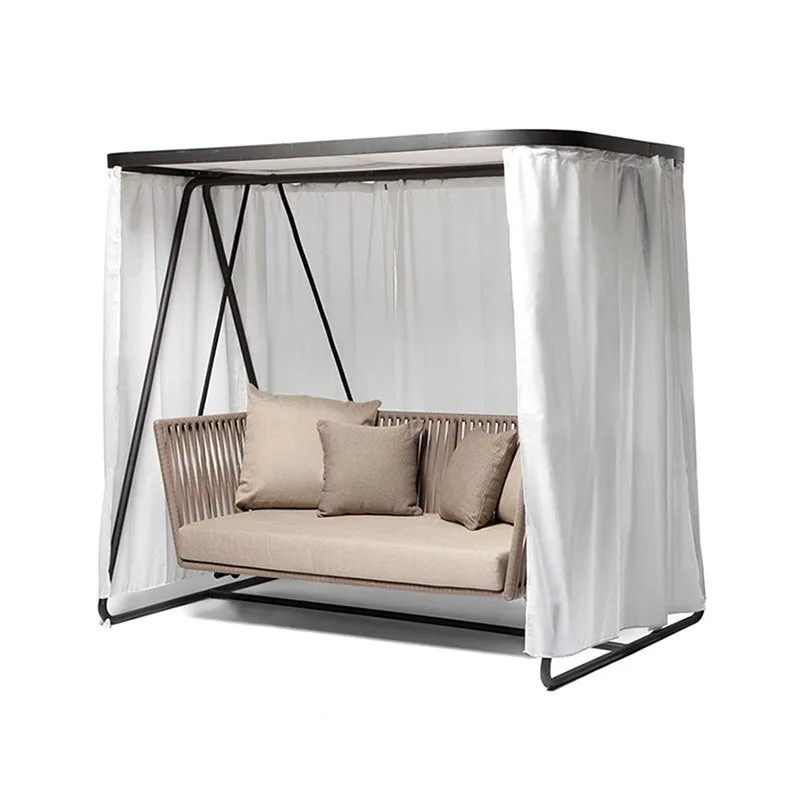 Courtyard villa balcony household hanging chair, hotel homestay outdoor garden swinging chair