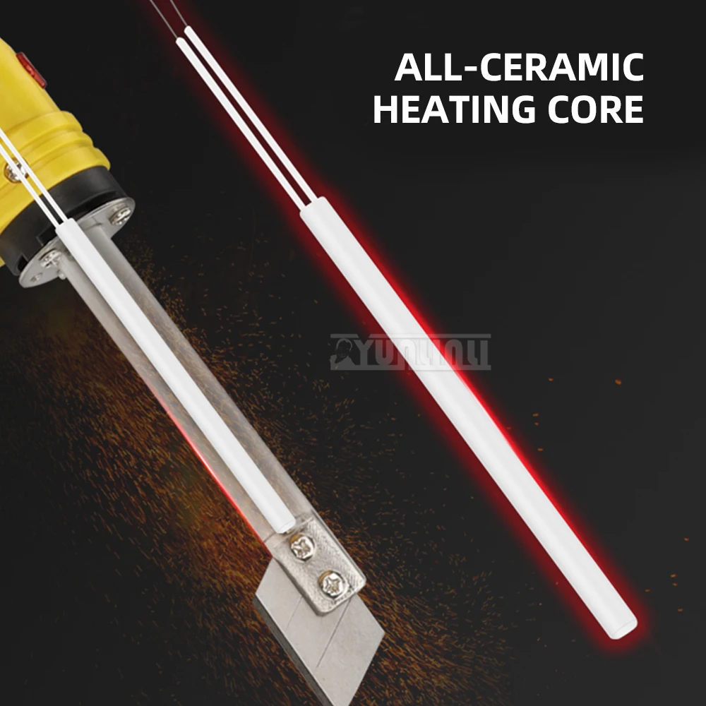 Faca elétrica ajustável com pano de corte de espuma, esponja de pérola, placa de aquecimento de plástico kt para aplicações de derretimento quente