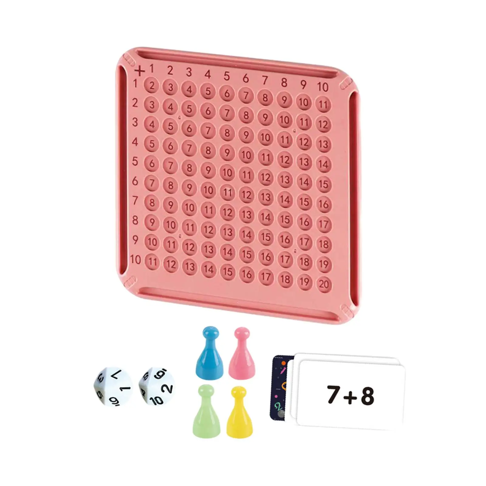 

Addition Board Game Math Learning Tool Teaching Aids Math Board Game Math Manipulatives for Kids Boy and Girls Birthday Gifts