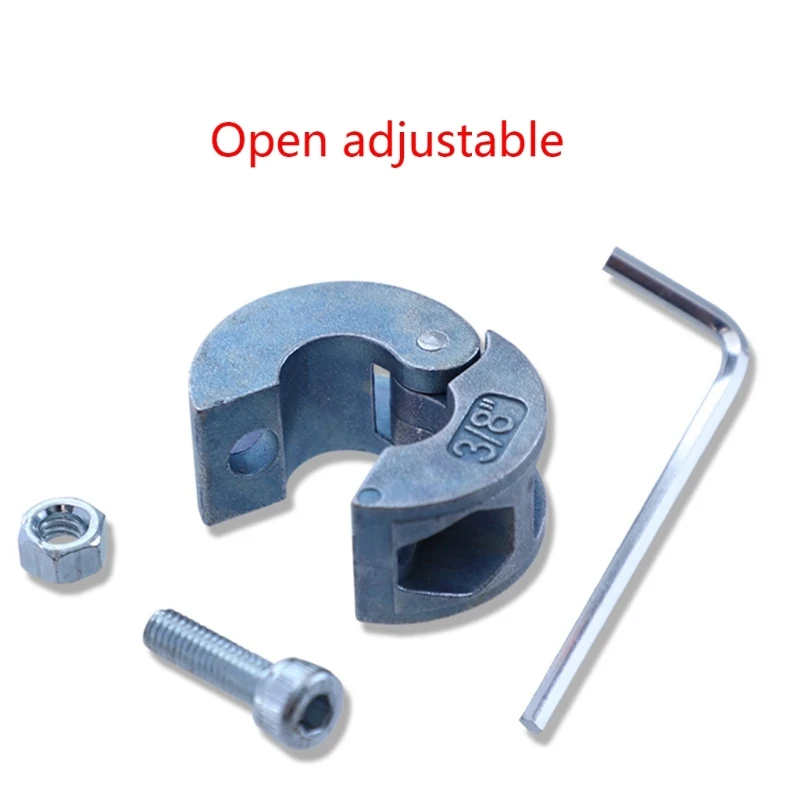 Gỗ Khoan Dừng Cổ Bộ 5mm-11mm Mũi Độ Sâu Chặn Vòng Hợp Kim Kẽm Chất Lượng Cao