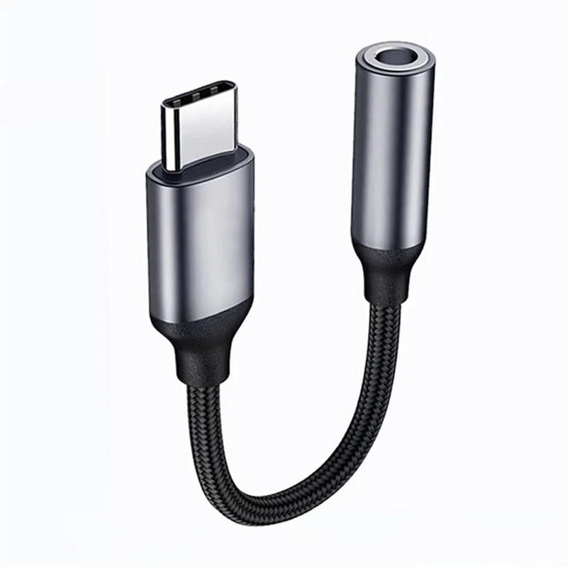 

USB Type C to 3.5mm Aux Adapter Type-C 3 5 Jack Audio Cable Earphone Cable Converter for Samsung Galaxy S21 Ultra S20