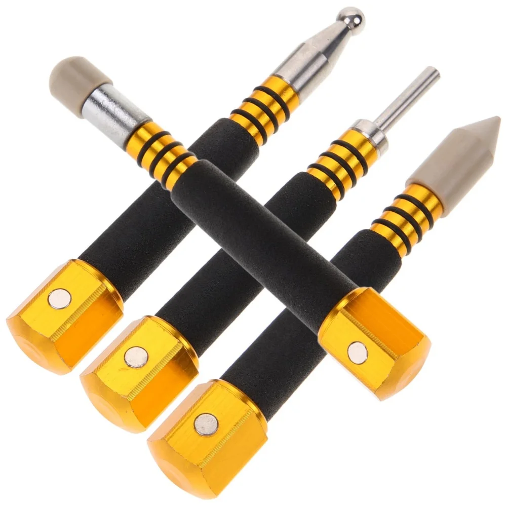 For Repairing The Car's Auto Body Door Washing Machine 4pcs Tap Down Tool Pen Shape Dent Removal Tools With 4 Types Of Heads