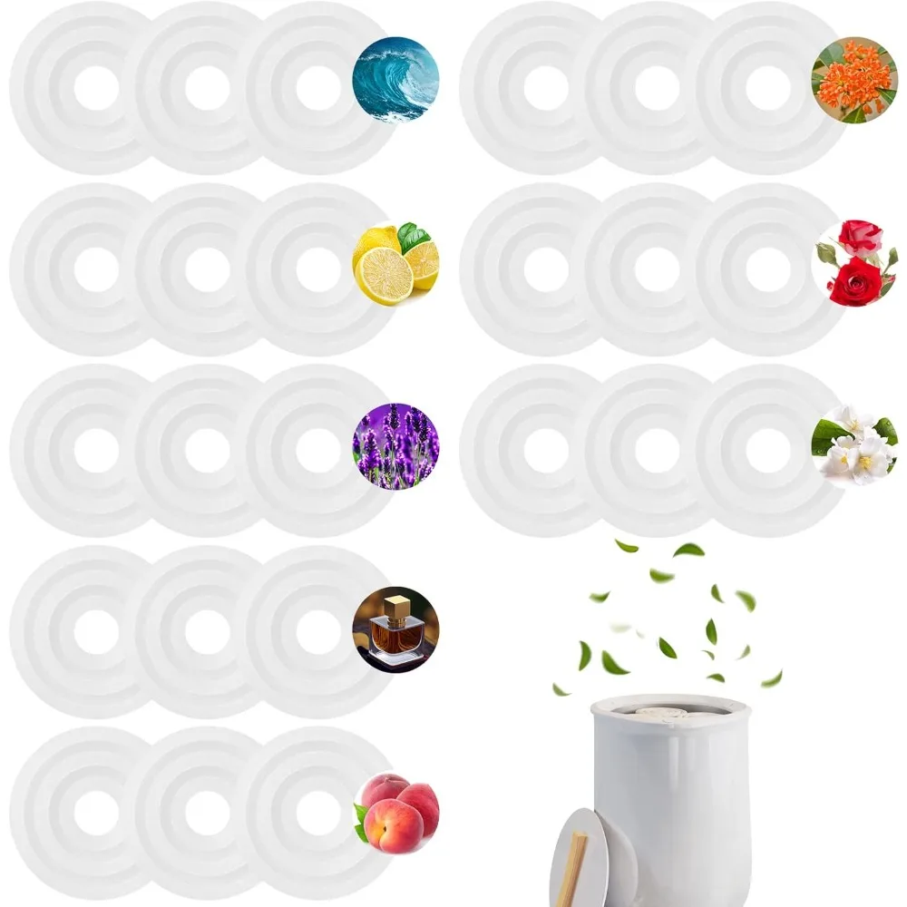 

24pcs towel heater fragrance pad, 8 different fragrance replacement plates, suitable for towel heaters, cars, rooms