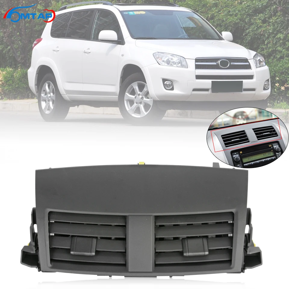 MTAP Car Dashboard AC Air Conditioner Vent Central Outlet Panel Grille Cover For TOYOTA RAV4 2009 2010 2011 2012 2013