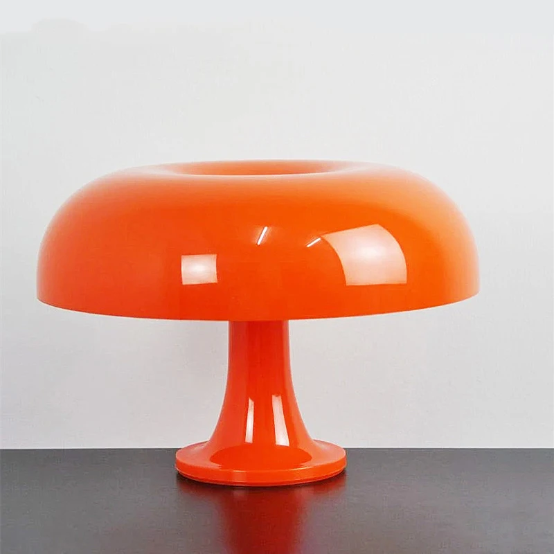 Lámpara de mesa de seta danesa, lámpara Vintage de diseño Nesso para dormitorio, decoración de sala de estar, lámpara LED de acrílico con 4 bombillas