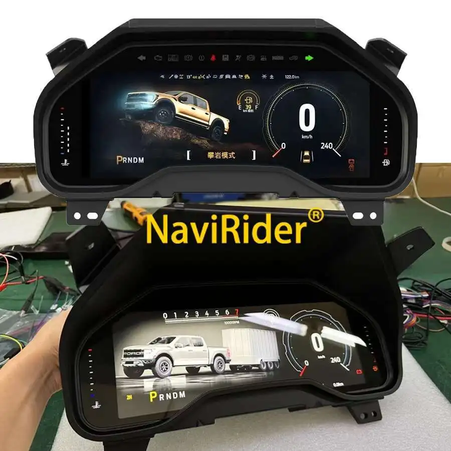 For Ford F150 F 150 F-150 Raptor 2014-2019 Speedometer Dashboard Panel Car Full LCD Digital Instrument Cluster Odometer 12.3inch