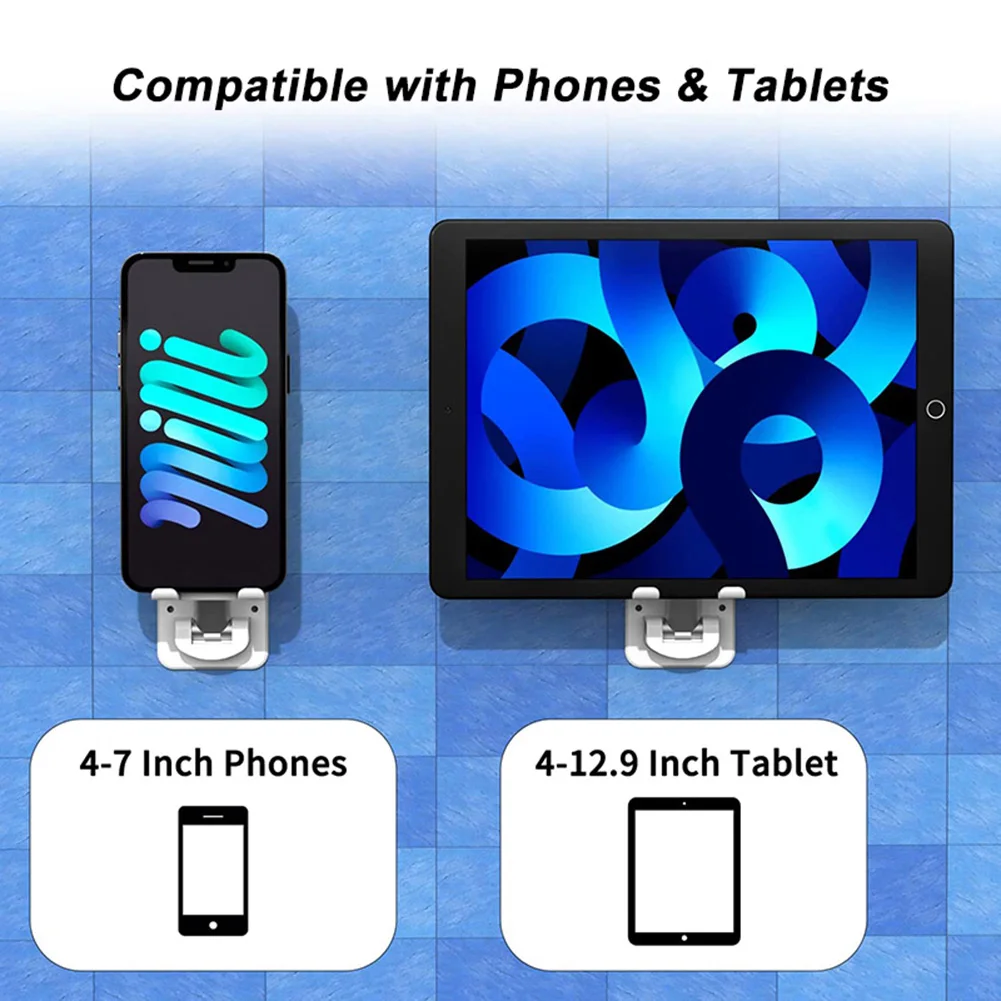 Wall-Mounted Mobile Phone Bracket Adjustables Retractable Phone Bracket For Powder Rooms Home