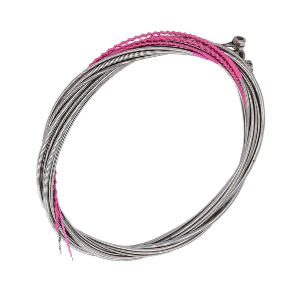 Precision Wound Silver Electric Bass Guitar Strings Steel Rustproof Bass Guitar Strings Bass Strings Replacement Electric Bass