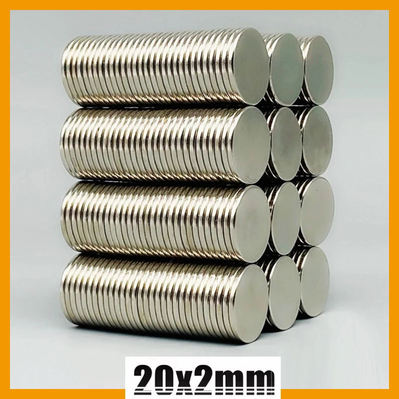 

5-200pcs 20x2mm Magnet Round Kitchen Refrigerator Office Whiteboard Garage Tool Fridge 20*2mm Accessory