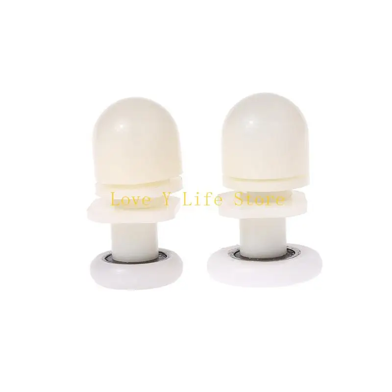 L74C 8 PCS Rouleaux porte douche Roues roues Pulleys Sliders Excentric 20mm 25 mm dia