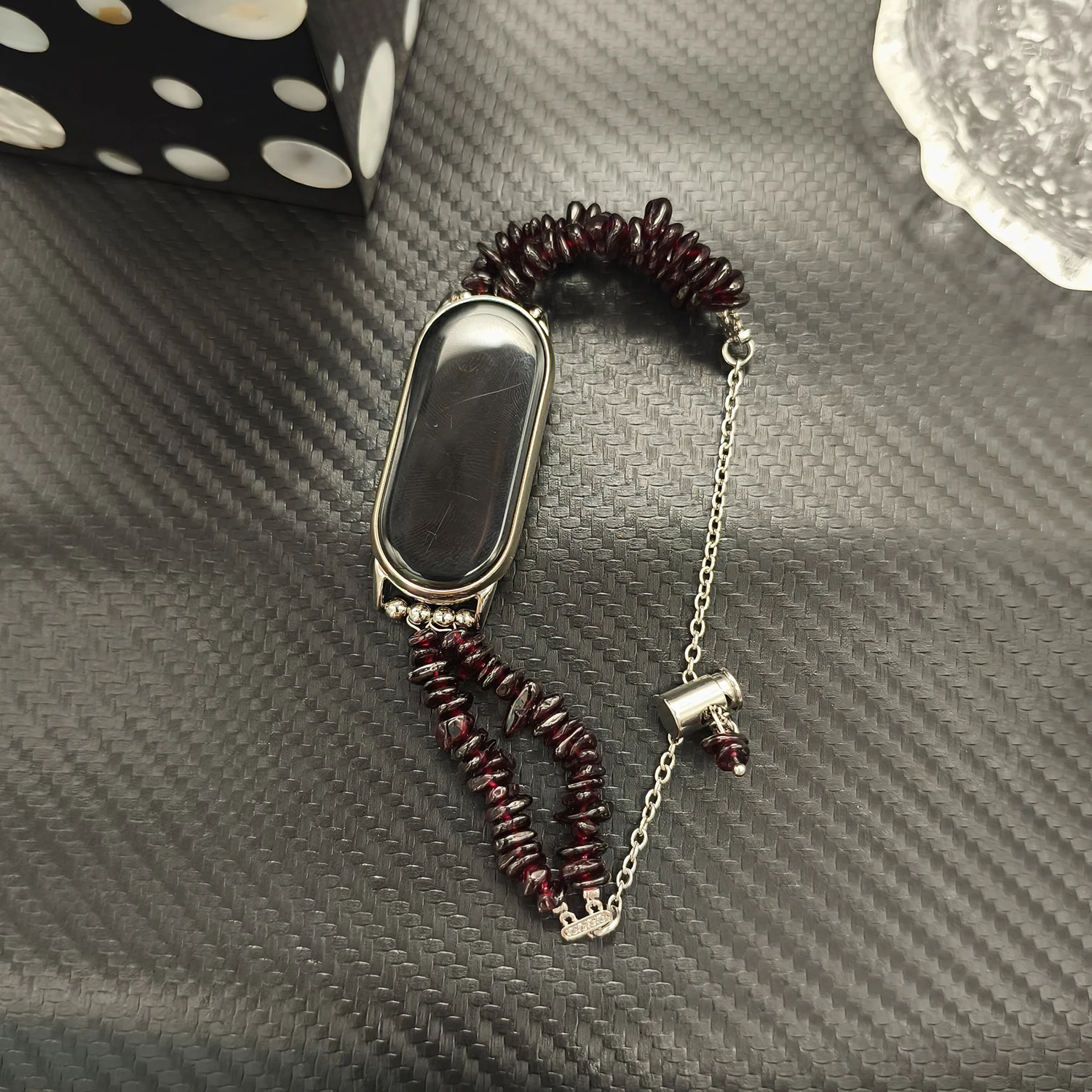 Fortschrittliches unregelmäßiges Kristallstein-Armband für Redmi Watch 4/5/6 für Xiaomi 8 9 10 Pro Mädchen-Armband für Huawei-Armband 8/9/10 – Detail 8