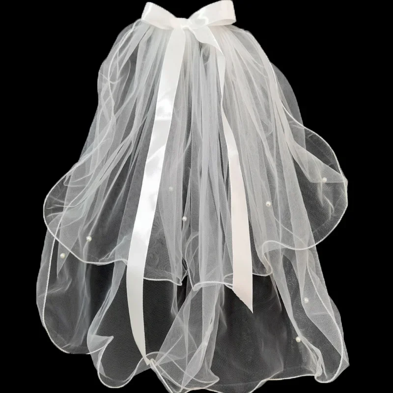 Short Bridal Veil Head Wedding Accessories Hot Sell Comb