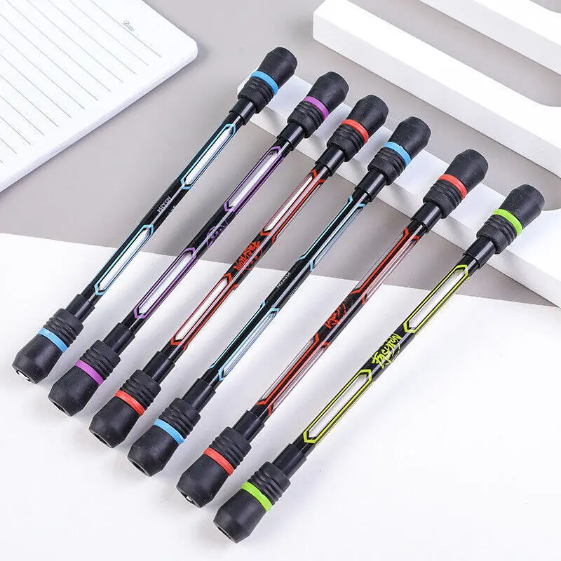 1PCS Spinning Pen Creative Random Flash Rotating Gaming Gel Pens Student Gift School Office Suppliers