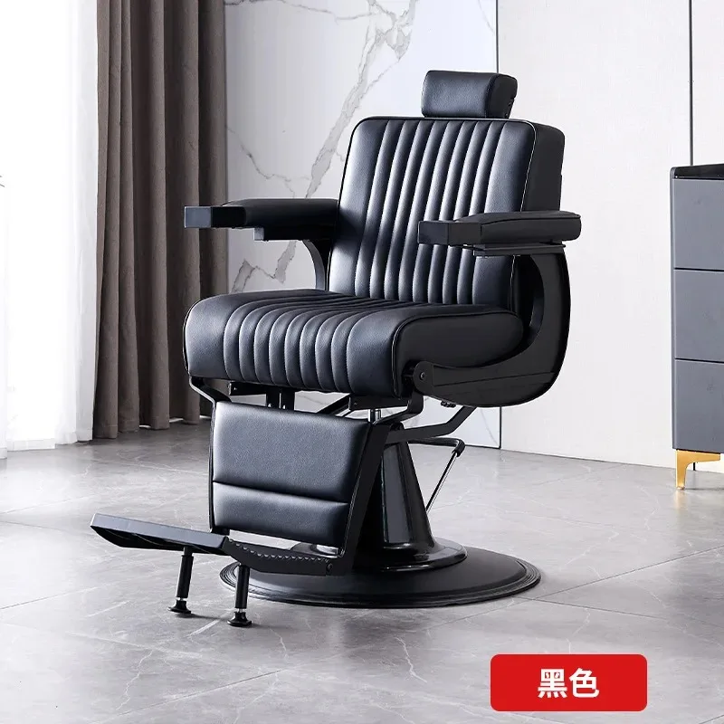 Factory Direct 2026 Wholesale retro hair salon chair light luxury barber shop chair hair lift chair