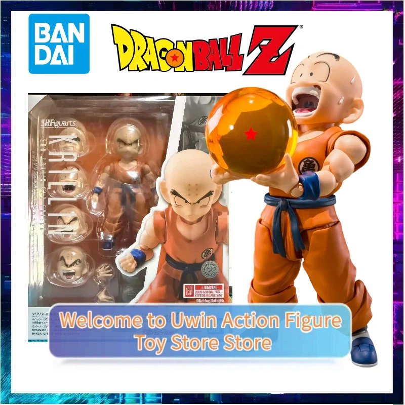 

[NEW in Stock] Genuine Bandai SHF Klin 3.0 Kurin, Son Goku's Relatives and Friends Dragon Ball Finished Action Figure Model