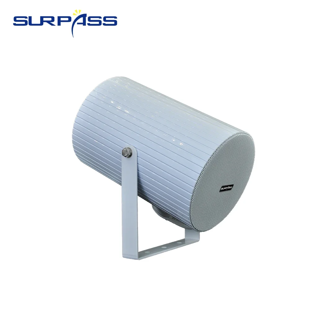 Waterproof IP55 Outdoor Speaker 100V Bi-directional Projection Speaker Broadcast Loudspeaker PA System for School Park Beach