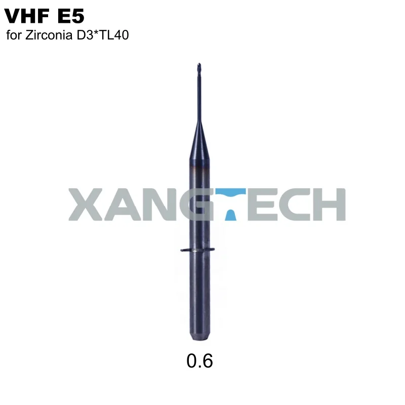 

XANGTECH VHF E5 Milling Burs For Zirconia Blocks Dental Milling Cutters CAD CAM Dental Lab Dental Materials