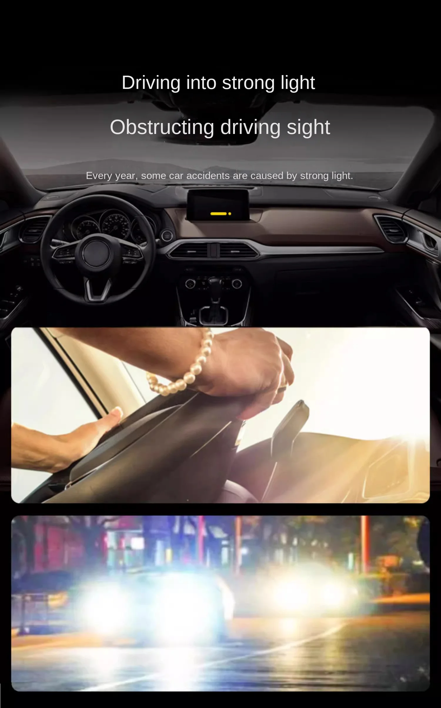 Bestseller Tag- und Nacht-Autofahrbrille Anti-Blendung Nachtsicht-Fahrerbrille Verbesserte Lichtbrille für Nachtfahrten – Detail 1