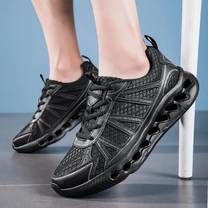 

Высококачественные новые мужские кроссовки для бега, модные кроссовки в стиле «паутинка», повседневные дышащие спортивные кроссовки для мужчин