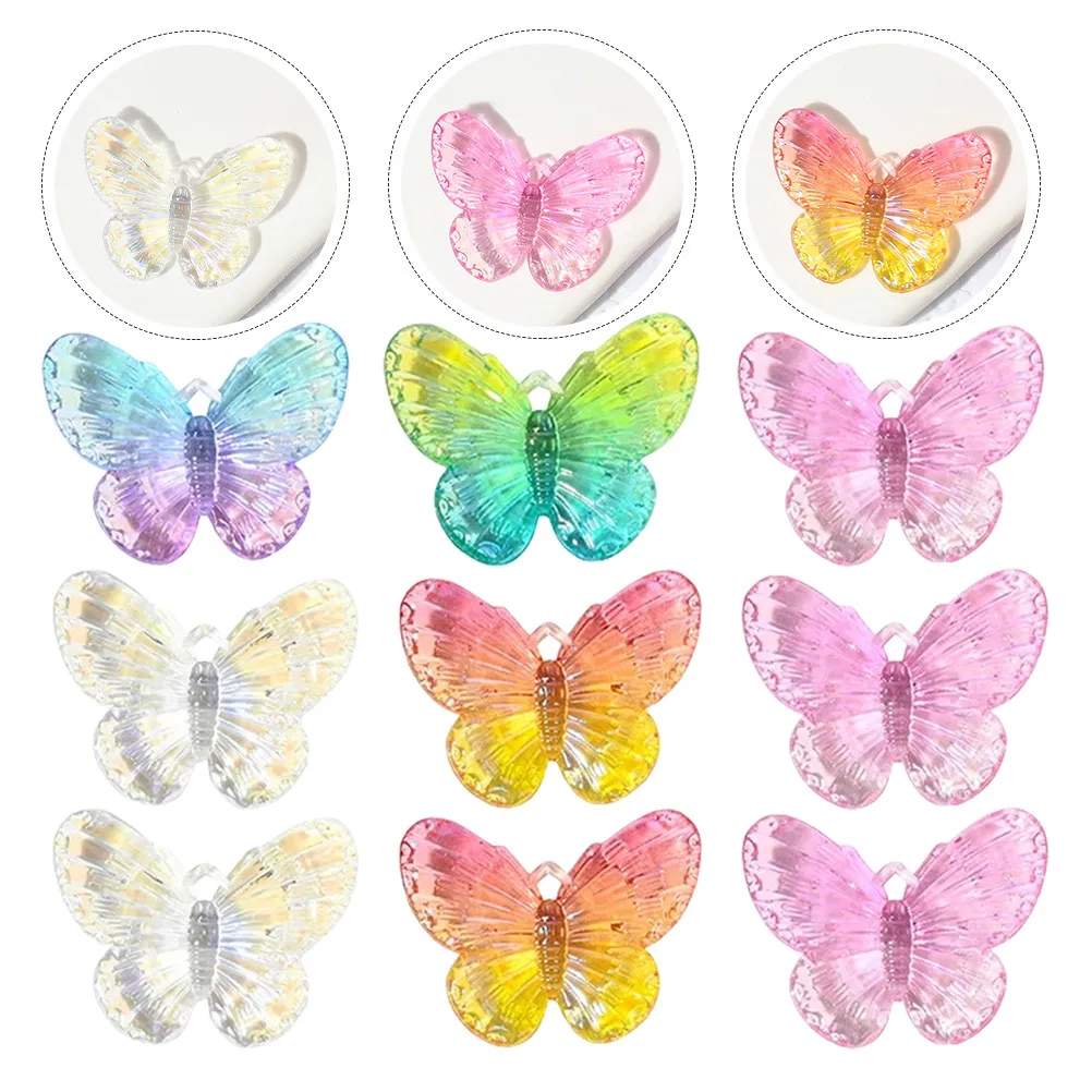 

30 шт. акриловых бабочек из смолы для декора: креативные украшения для сказочных сцен, Дня благодарения, Рождества, свадеб