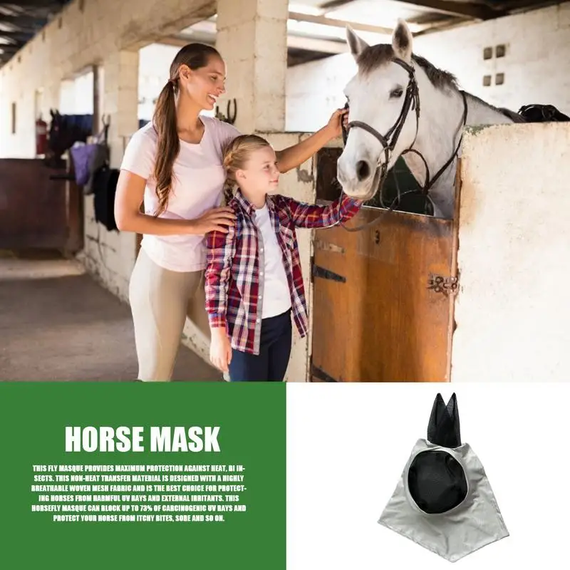 Juste anti-mouches UV pour chevaux, protection élastique, lavable en machine, fournitures équestres