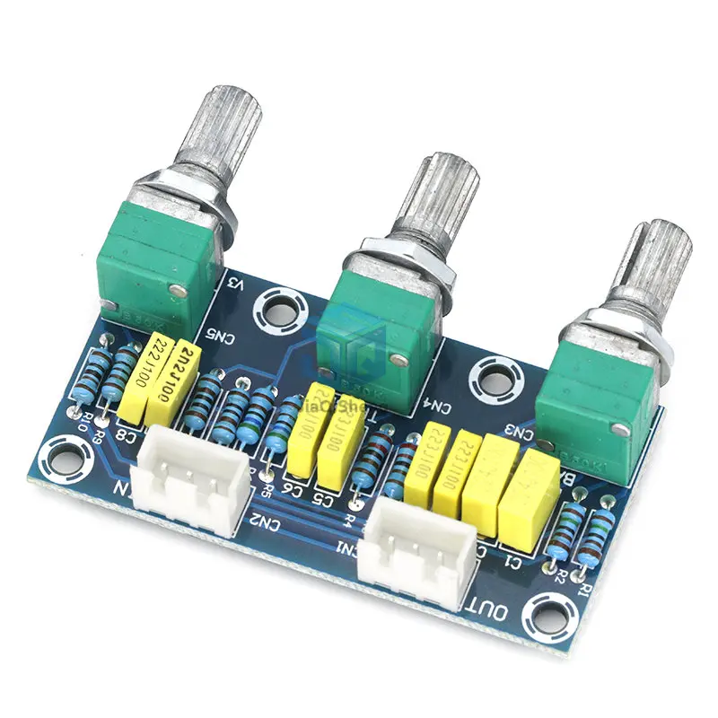 XH-M802 Passive Tone Board Amplifier Preamp Power Module Low High Sound Adjustment Electonic Diy Electronic PCB Board