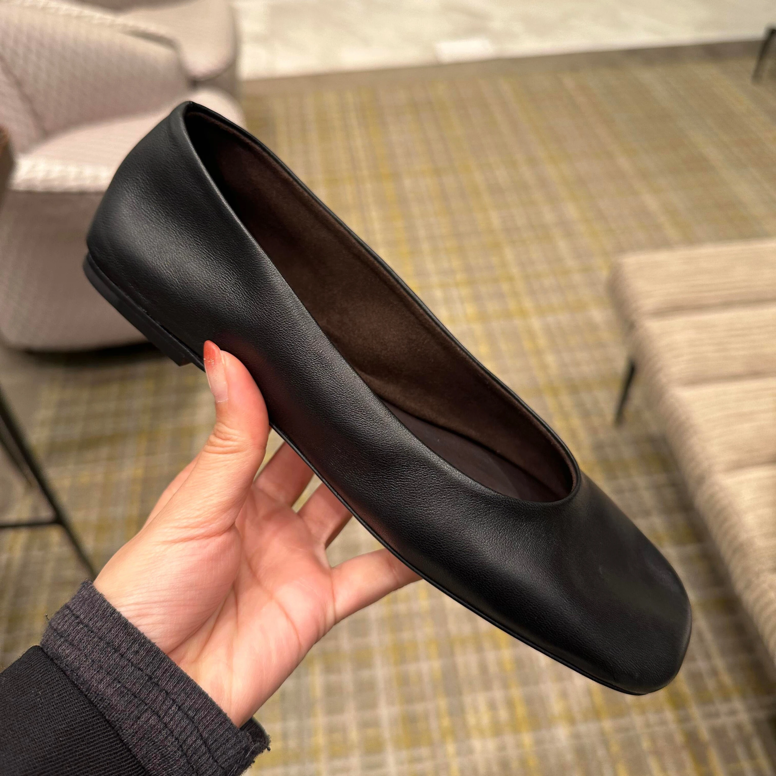 

Fashion Classic Soft Genuine Leather Flats Women Shoes Flats Designer Shoes Woman Spring Summer Office Shoes for Women