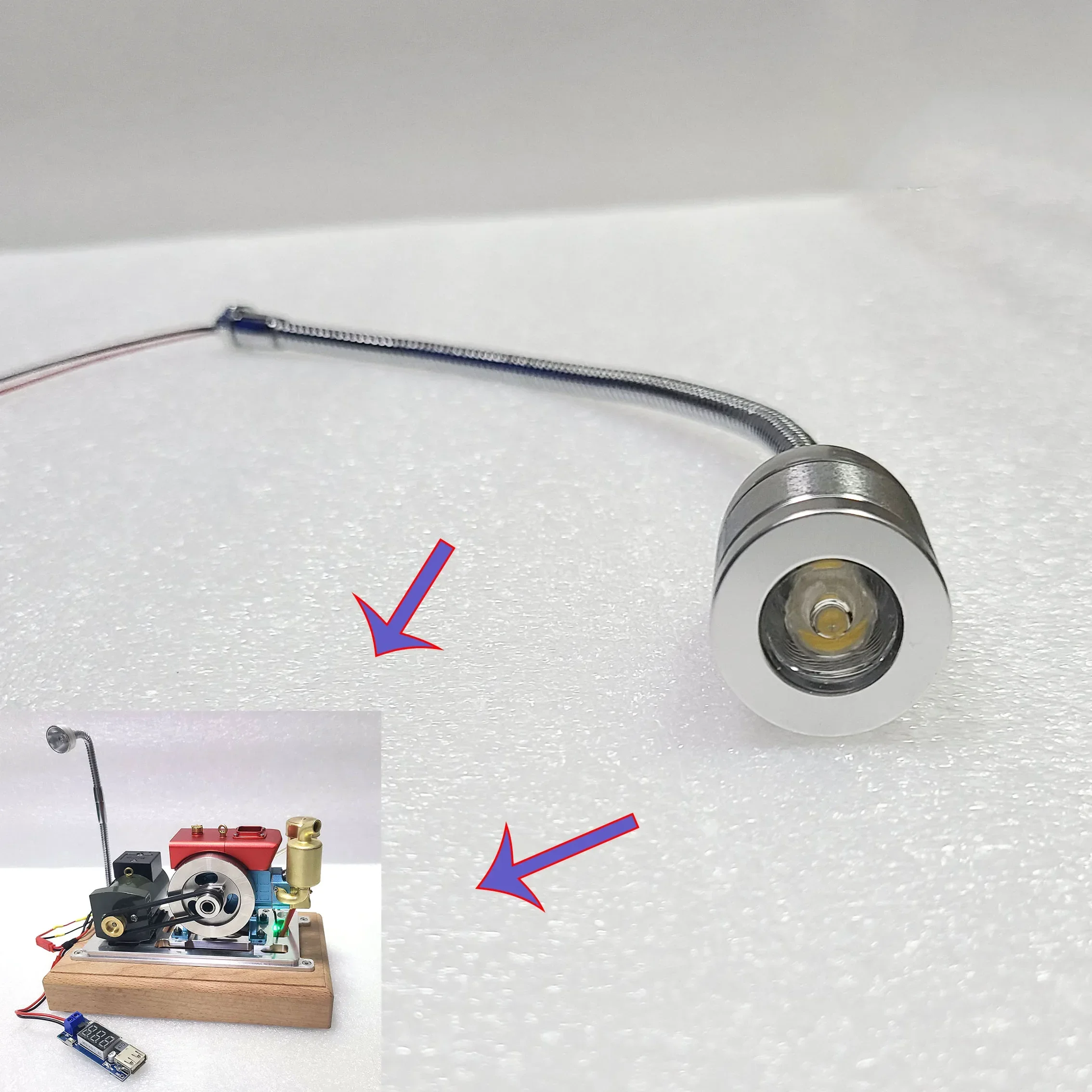 

Miniature Diesel Engine Model Accessory Light