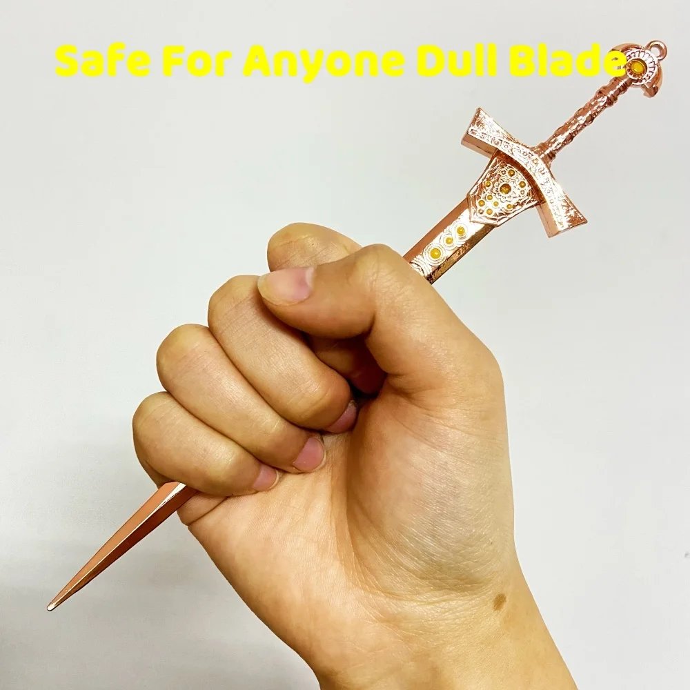 8.3인치 엘든 링 메탈 카타나 검 닌자 나이프 오리지널 사무라이 검 일본 카타나 코스프레 소품 장난감