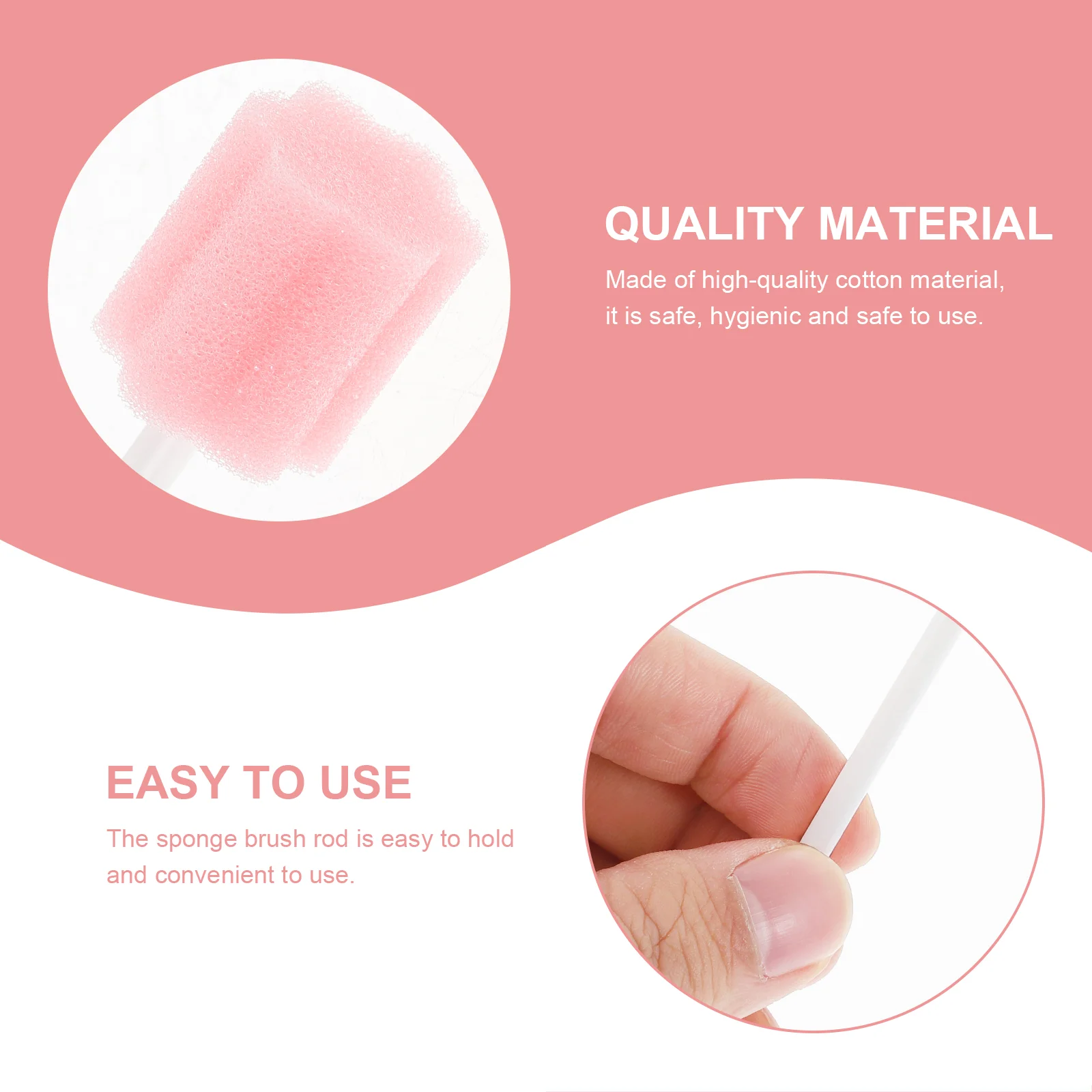 Disposable Sponge Wand Wand Stick Cleaning Supply Oral Swabs Portable Mouth Care Cavity Household