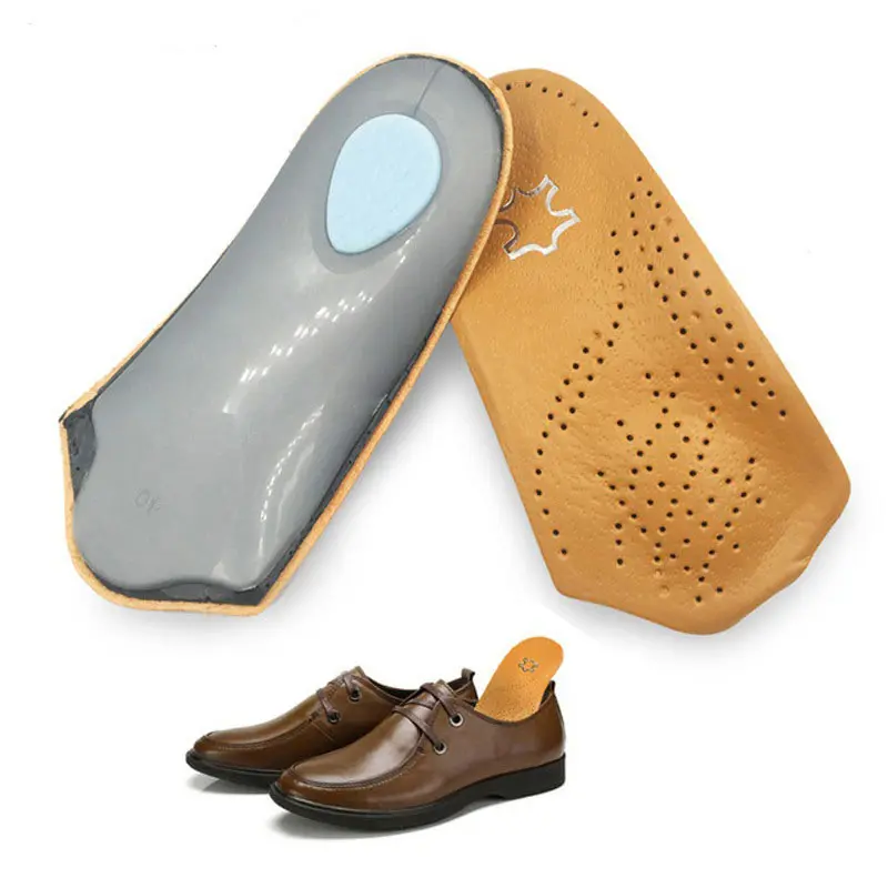 Arch Support ortho pä dische halbe Einlegesohlen Plattfuß korrekte Innen sohle Unisex 3/4 Länge Füße Pflege Leder Orthesen Einsätze Schuh pads