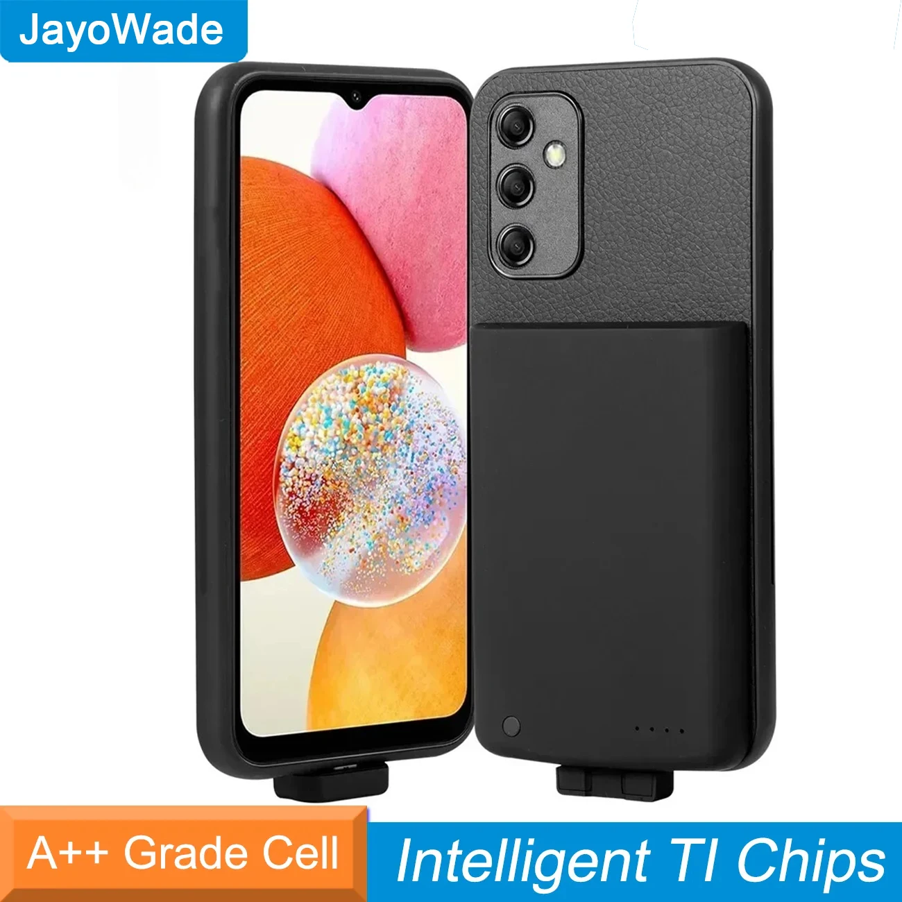 Cases 5000Mah Battery Charger Case For Samsung Galaxy A14 Case A14 5G Power Bank Phone Cover For Samsung Galaxy A14 Battery Case