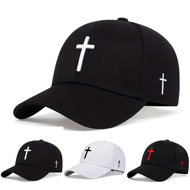 Unisex haft krzyżykowy Snapback czapki baseballowe wiosenny i jesienny regulowany kapelusz przeciwsłoneczny czapki na co dzień