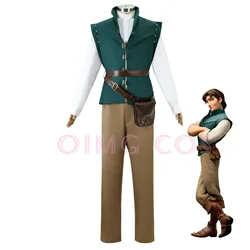 Flynn Rider Cosplay Costume Adult Carnival Uniform Halloween Anime Halloween Costumes