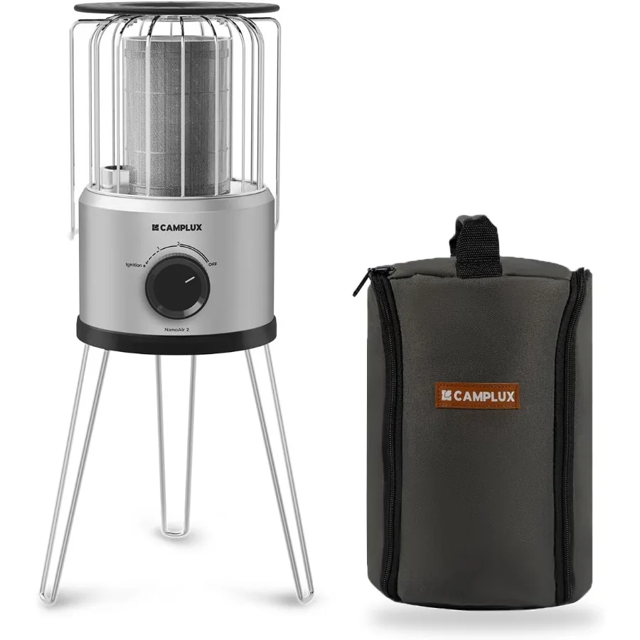 

2 in 1 Propane Heater and Stove CAMPLUX 8500 BTU Portable Propane Heater Indoor with Handle Outdoor Gas Stove for Patio Camping