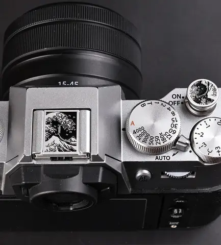 Aluminum Alloy Hot Shoe Cover & Shutter Threaded Button Set For Fujifilm XT2 XT3 XT10 XT20 XT50 X100V X100VI XT30II XT30III Came