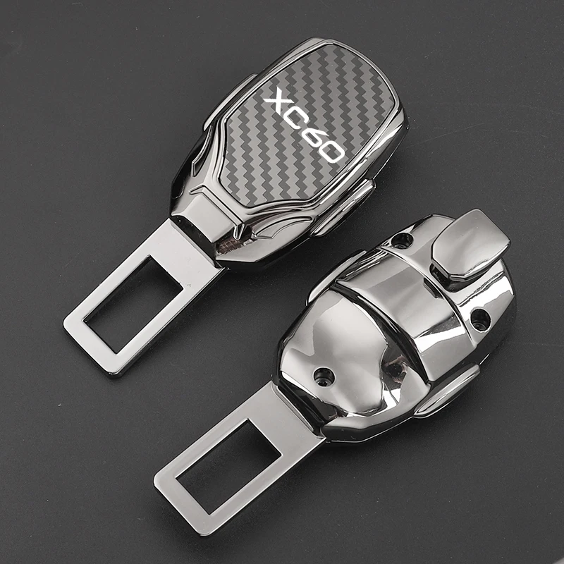 1pcs Car seat belt locker carabiner extender insurance belt insert buckle for Volvo XC60