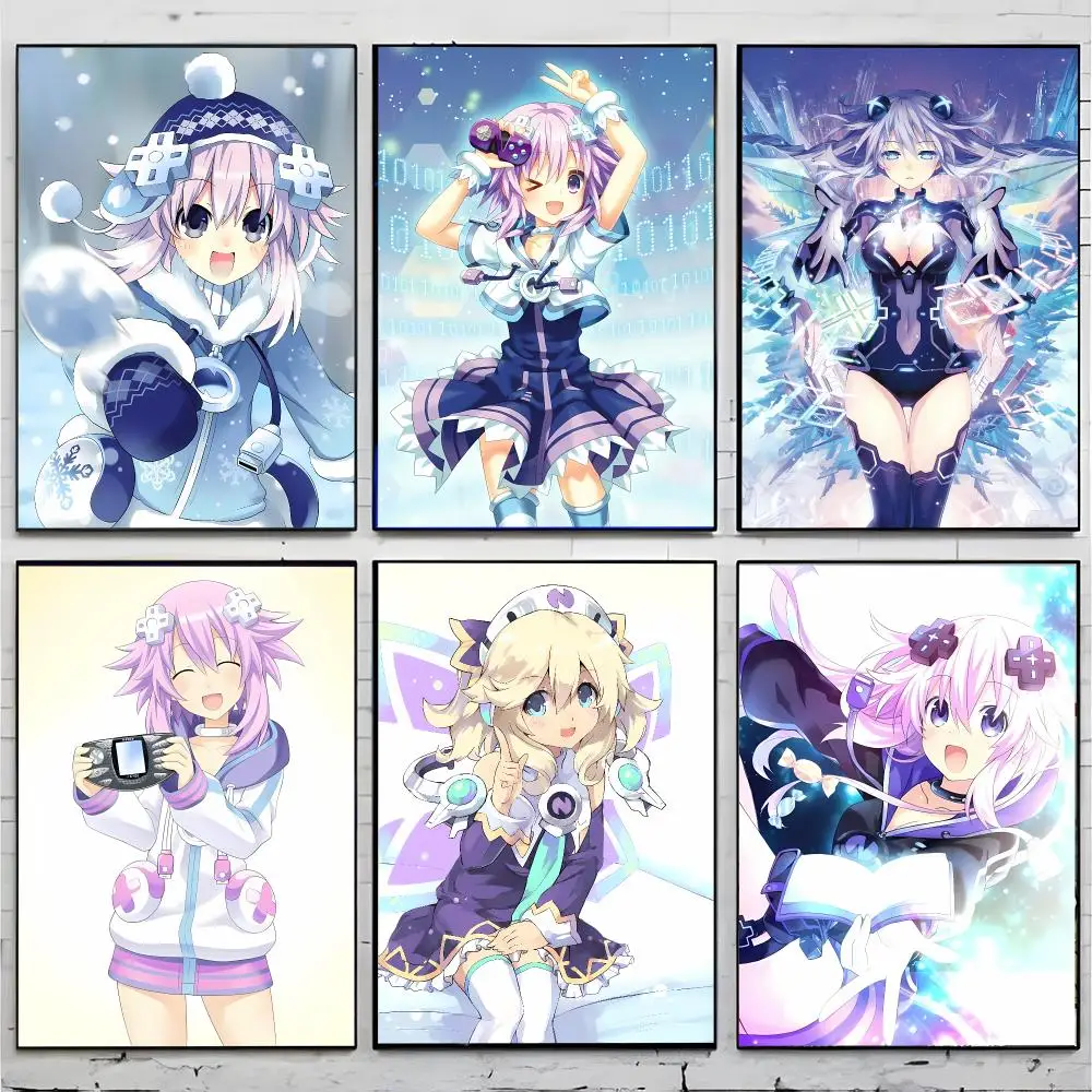 Epic Cute H-Hyperdimension Neptunia Poster Premium Decor Art & Gift for Household Lounge Home Ornaments