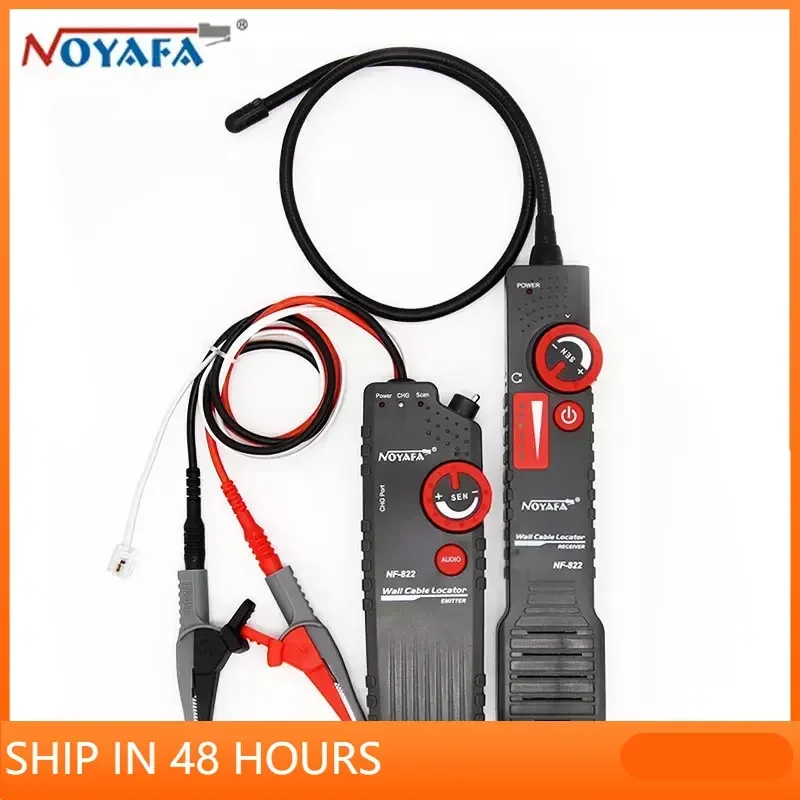 NOYAFA NF-822 High Voltage Wire Tracker Underground 220V Network Cable Test Metal Pipes Locators Tester 1000m Line Finder