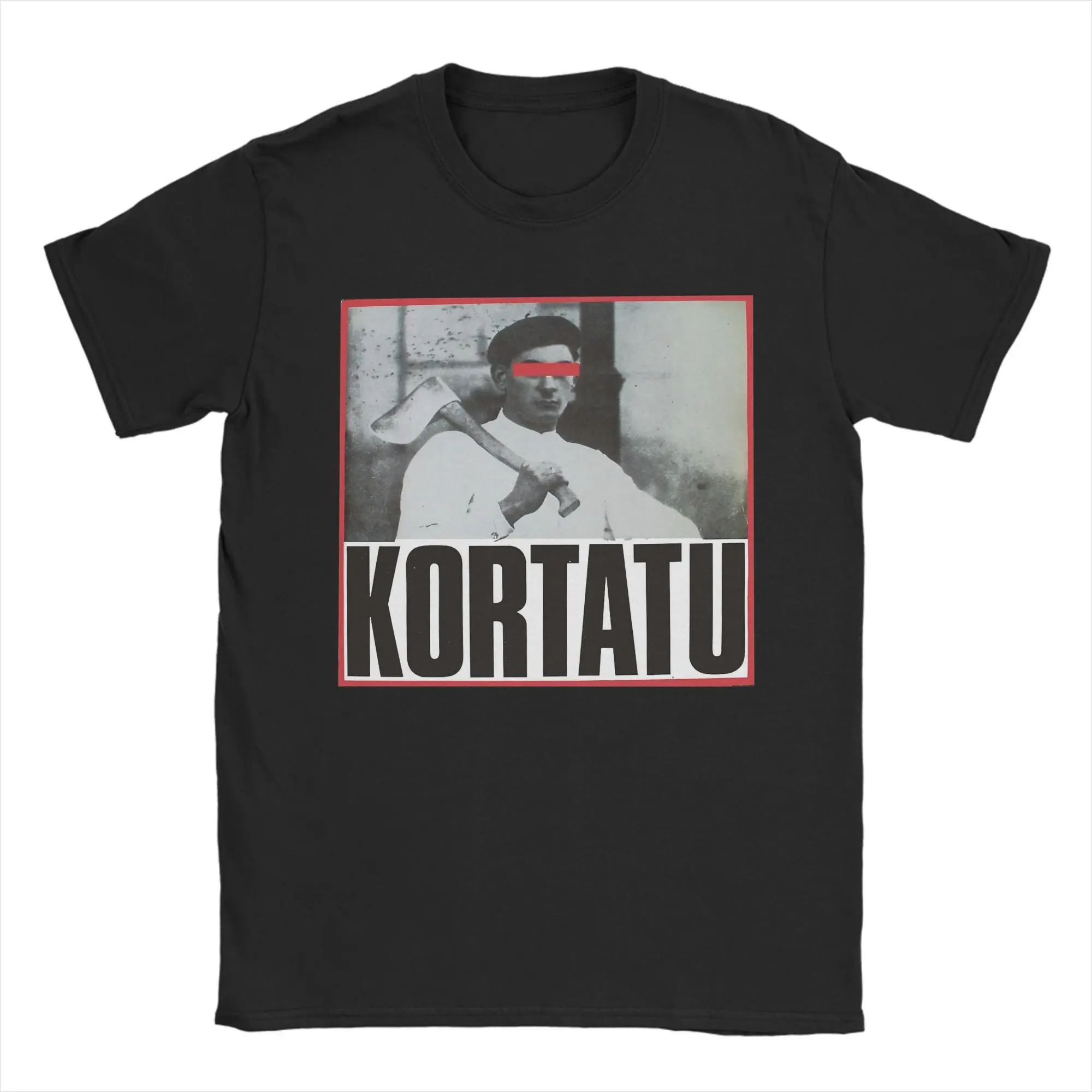 

Men's Band Kortatu Event T Shirts Pure Cotton Clothes Vintage Short Sleeve O Neck Tees Plus Size T-Shirt