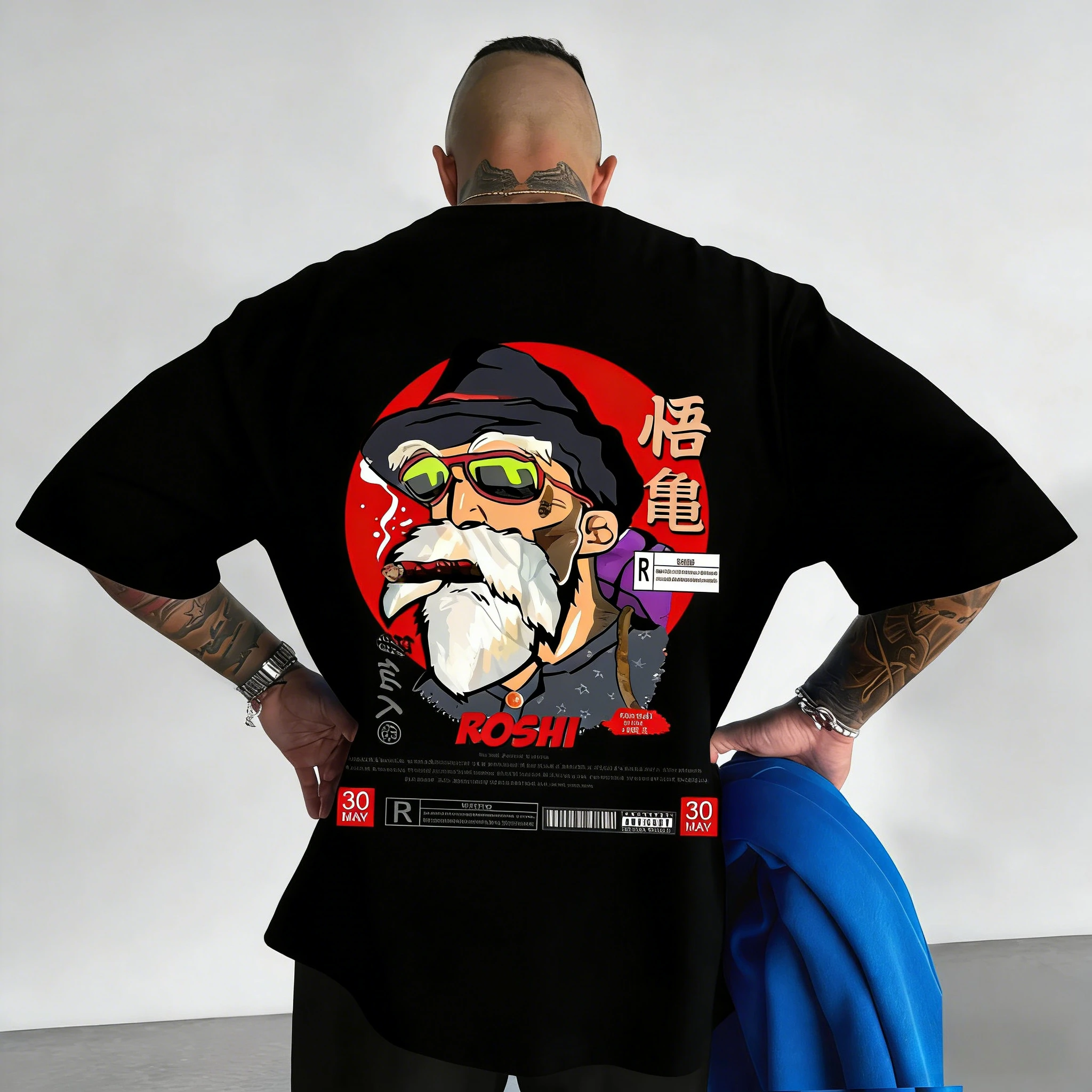 Dragon Ball Animation Goku Rundhals-Kurzarm-T-Shirt 2026 Sommer amerikanisches lockeres und atmungsaktives Sport-Baumwoll-Herren-T-Shirt