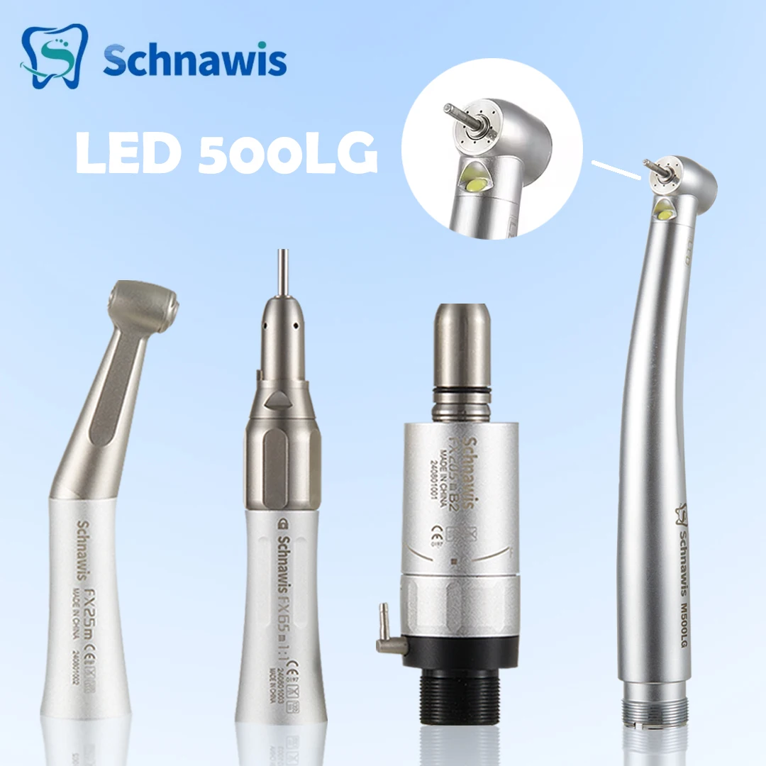 

Dental 1:1 Contra Angle Low Speed Direct Drive Handpiece FX Set 500LG Turbine Handpiece Pana-Max2 Turbine Handpiece